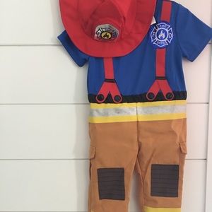 Fireman Costume | Size 12-24 Mos
